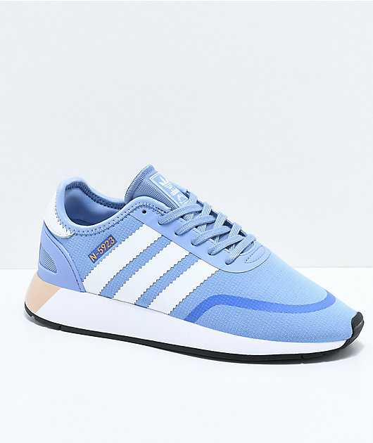 adidas N-5923 CLS zapatos en azul claro y blanco | Zumiez