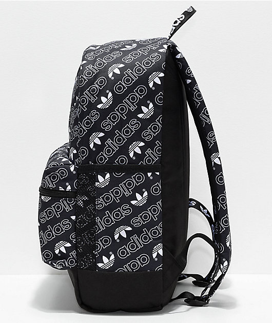 adidas National Allover Script Black & White Backpack