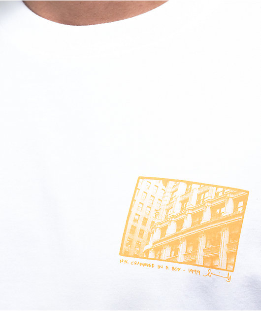 adidas O'Meally NYC White Long Sleeve T-Shirt