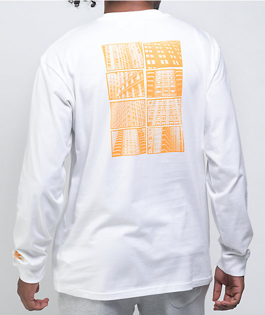 adidas O'Meally NYC White Long Sleeve T-Shirt