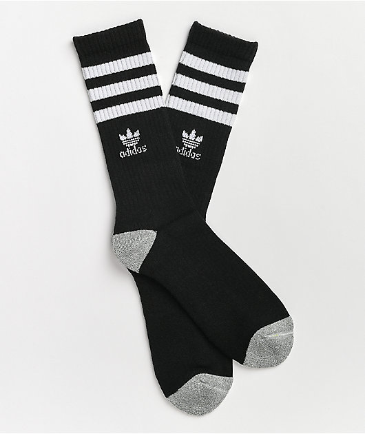 adidas Original Roller Black & White Crew Socks