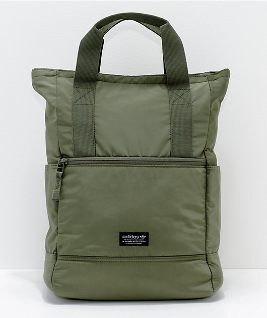 adidas Originals 11 Olive Tote Backpack 