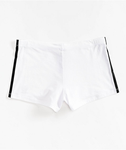 3 stripe shorts white hotsell