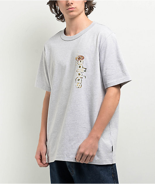 adidas Originals 90s Print Grey T-Shirt | Zumiez