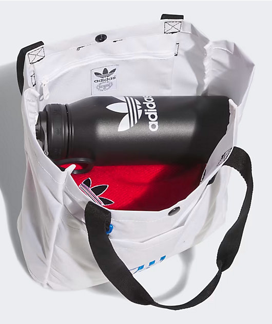 ☆Adidas☆Originals Recycled Polyester Tote Bag adidas Originals Puffer Shopper Tote Bag, Black, One Size