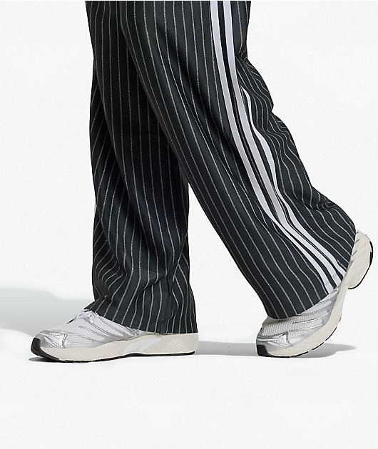 adidas Originals Adicolor Classics Pinstripe Firebird Grey Loose Fit Track Pants