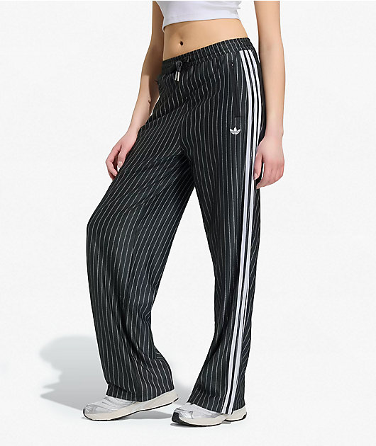 adidas Originals Adicolor Classics Pinstripe Firebird Grey Loose Fit Track Pants