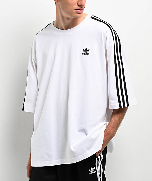 adidas Originals Adicolor Oversized White T-Shirt Zumiez
