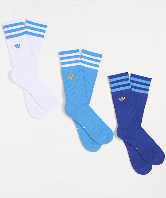 adidas Originals Argentina Roller 3 Pack Crew Socks