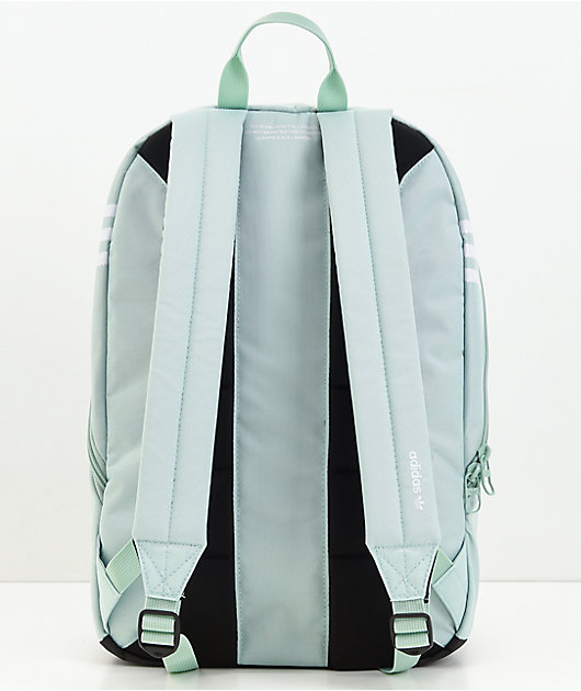 adidas originals big logo ash green backpack