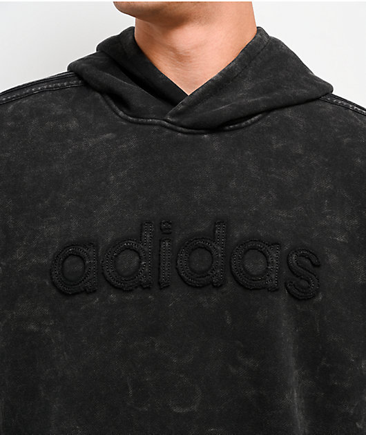 adidas Originals Black Wash Hoodie | Zumiez