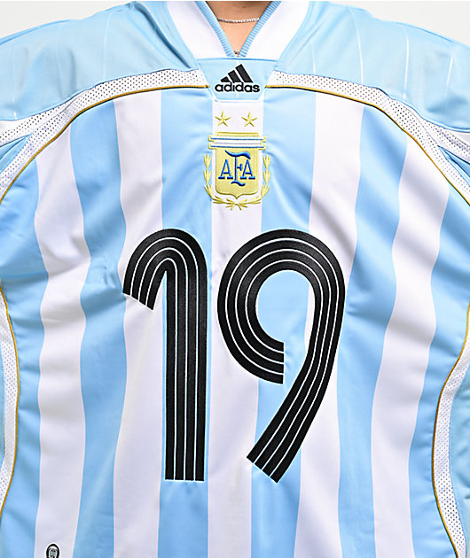 ウェア 07/08 Argentina National Uniform adidas adidas Originals Bringbacks Remixed Argentina Blue Soccer Jersey