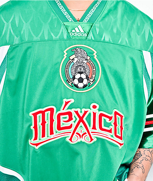 adidas Originals Bringbacks Remixed Mexico Green Soccer Jersey