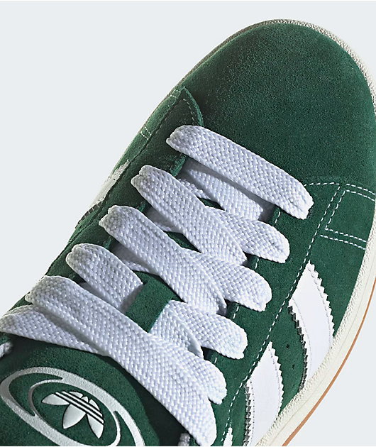 Green adidas campus trainers online