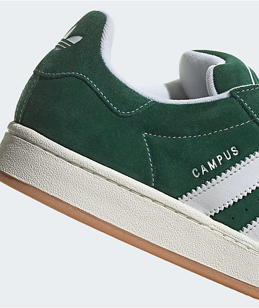 adidas Campus 00s Dark Green Cloud White Shoes Zumiez