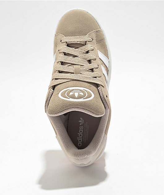 adidas Originals Campus 00s Wonder Beige & White Skate Shoes