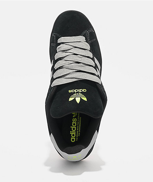 adidas Originals Campus 90's Core Black, Grey Two & Gold Metallic Skate Shoes
