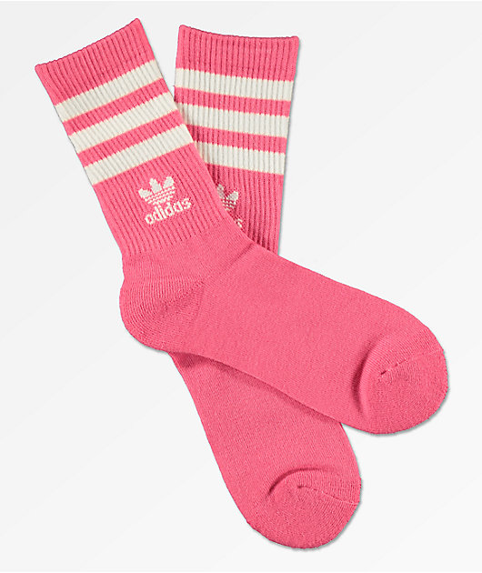 adidas Originals Chalk Pink Crew Socks 