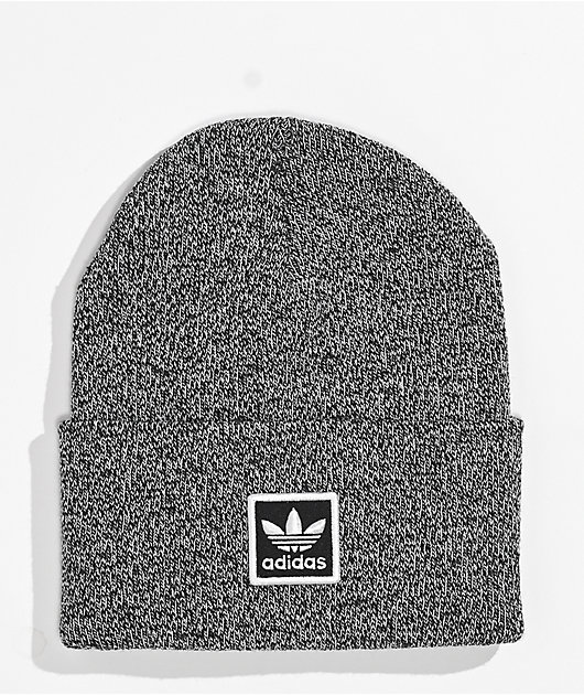 Black and store white adidas beanie