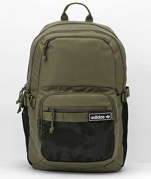 Adidas backpack green store and black