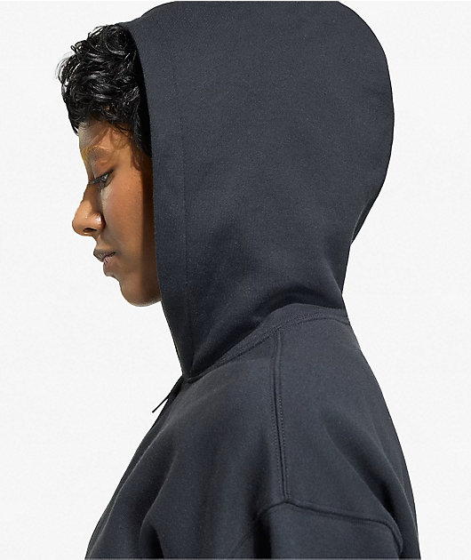 adidas Originals Essentials Fleece Black Crop Zip Hoodie | Zumiez