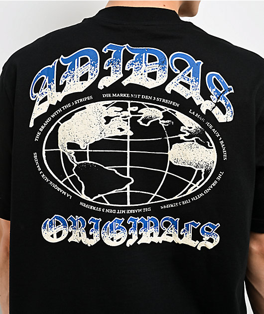 adidas Originals GFX Black Boxy T-Shirt