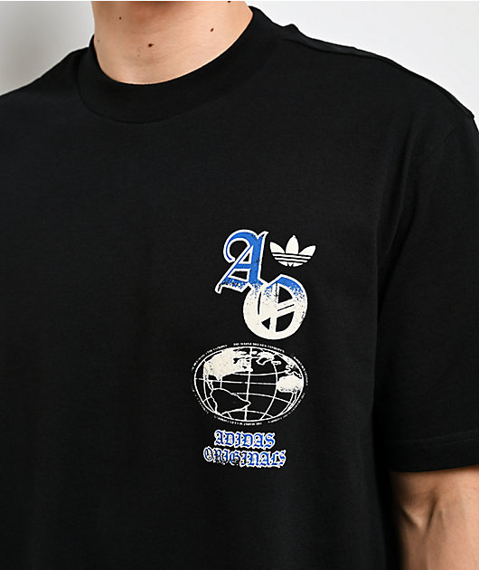 adidas Originals GFX Black Boxy T-Shirt