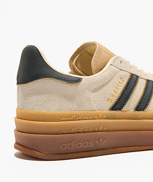 ◆正規品◆ADIDAS ORIGINALS GAZELLE BOLD CREAM(W)◆関税込◆ adidas Originals Gazelle Bold Cream White, Black & Sand