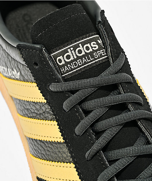 adidas Originals Handball Spezial Black & Gold Shoes