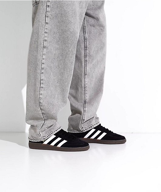 adidas Originals Handball Spezial Black & White Shoes | Zumiez