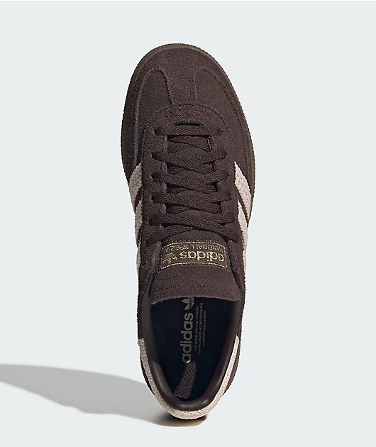 adidas Originals Handball Spezial Crochet Aurora Coffe, Wonder Quartz & Gold Metallic Shoes