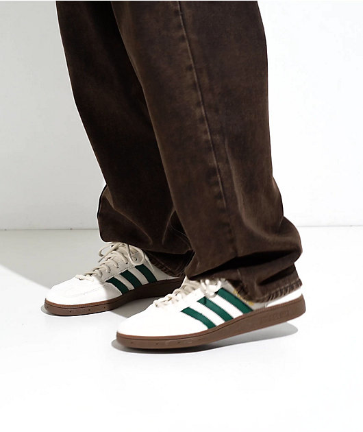 adidas Originals Handball Spezial Off White, Collegiate Green & Gum Shoes video