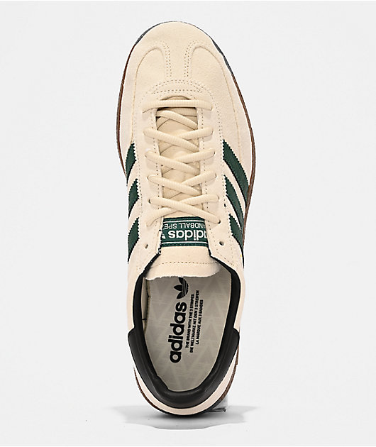 adidas Originals Handball Spezial Off White, Collegiate Green