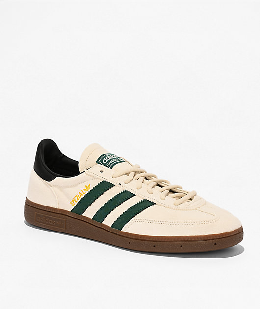 adidas Originals Handball Spezial Off White, Collegiate Green