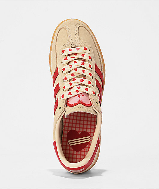 adidas Originals Handball Spezial Valentines Red & Cream Shoes