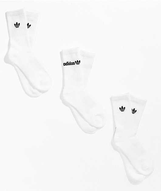 Undertrykkelse ufuldstændig Ordinere adidas Originals Icon White 3 Pack Crew Socks