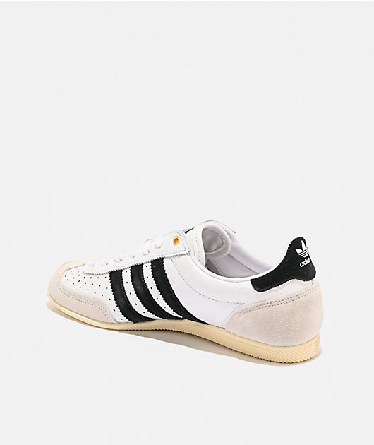 adidas Originals Japan Cloud White, Core Black & Gold Metallic Shoes