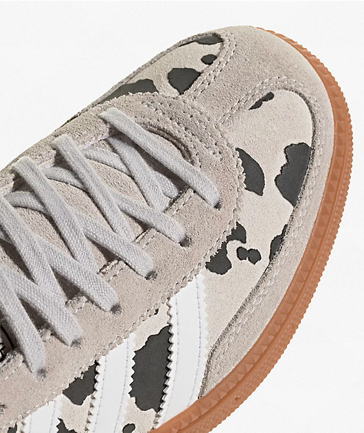 adidas Originals Kids Handball Grey & Cow Shoes