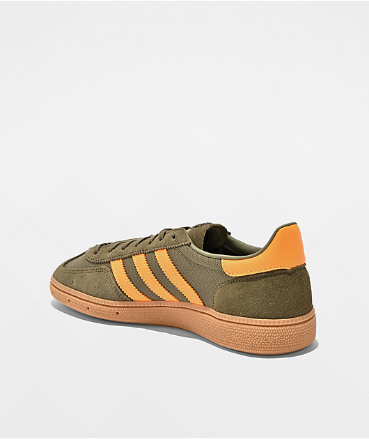 adidas Originals Kids Handball Spezial Energy Green, Pure Sulfur