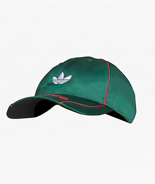 adidas Originals Mexico Green Satin Strapback Hat