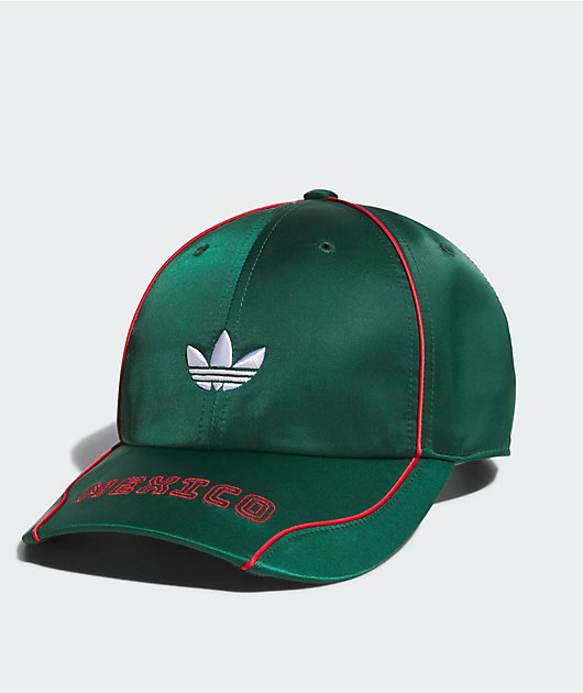 adidas Originals Mexico Green Satin Strapback Hat | Zumiez