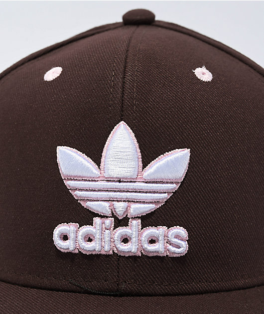i dag tyfon fotoelektrisk adidas Originals Modern 2 Structured Brown & Pink Snapback Hat