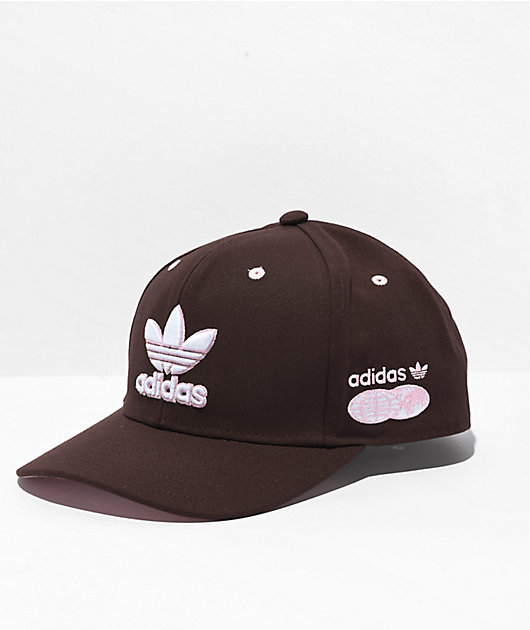 adidas Originals Modern Structured Brown Pink Snapback Hat
