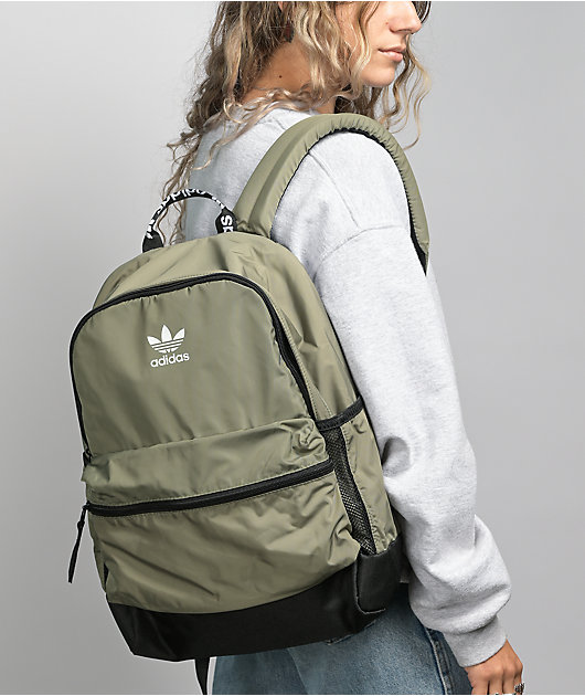 dark green adidas backpack