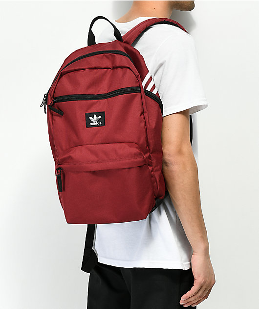 adidas Originals National mochila borgoña
