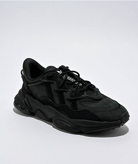 Core Black All Black Ozweegos Men's Sneakers And Shoes Adidas