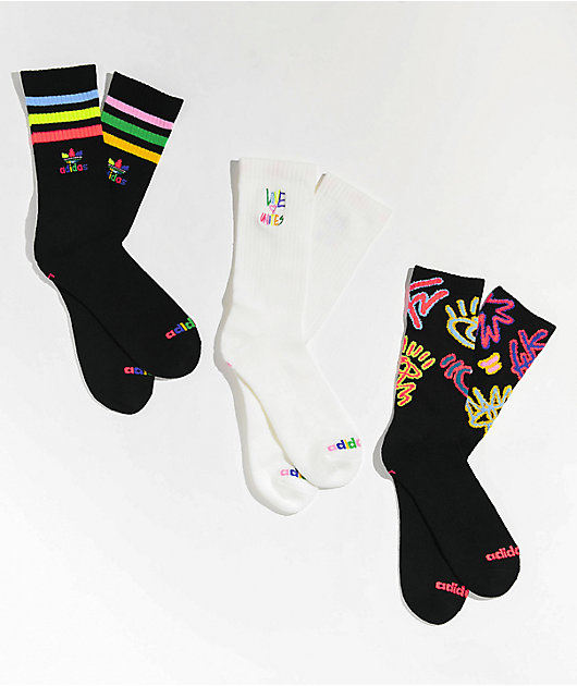 Originals Pride Black & White Pack Socks