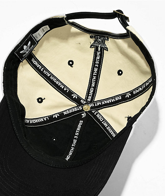 adidas Originals Relaxed New Prep Black & White Strapback Hat