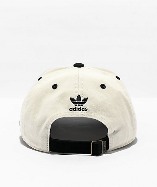 adidas Originals Relaxed New Prep Black & White Strapback Hat