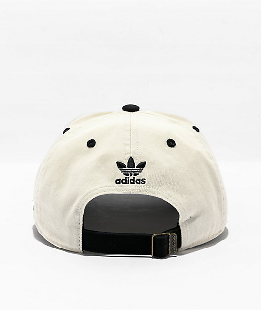 Black and white store strapback hats